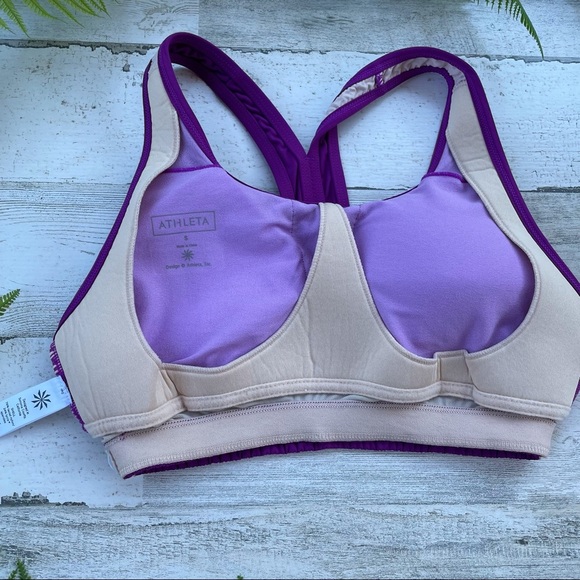Athleta high impact sports bra - purple, small - Picture 2 of 6